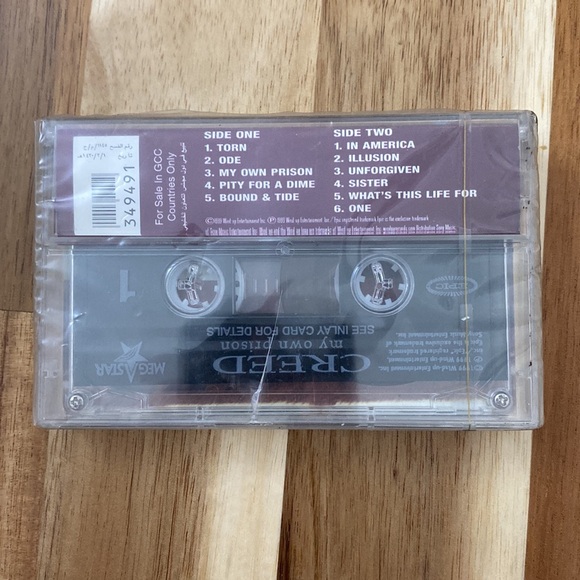 CREED - My Own Prison 1999 Cassette ( Collectible) Mega Star - Picture 2 of 7